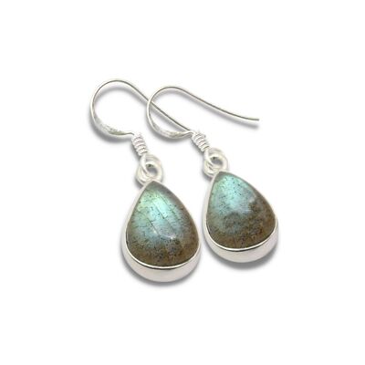 "Talisman" Earrings in Labradorite and 925 Silver