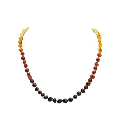 Collana Arcobaleno "Total Confidence" in Ambra