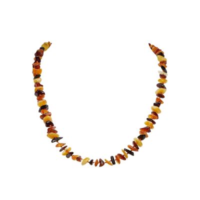 Necklace “Shades of the Earth” in Amber of 4 colors