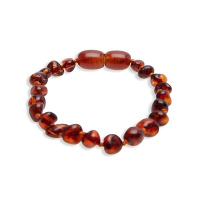 “Elixir of Life” Baby Bracelet in Cognac Amber