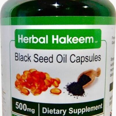 Black seed oil capsules