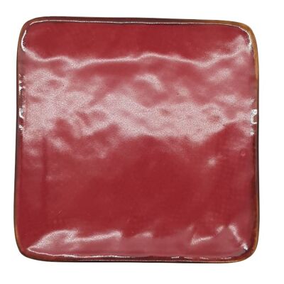 Street food - Tapas Plate Red - 11.5cm * 11.5cm -