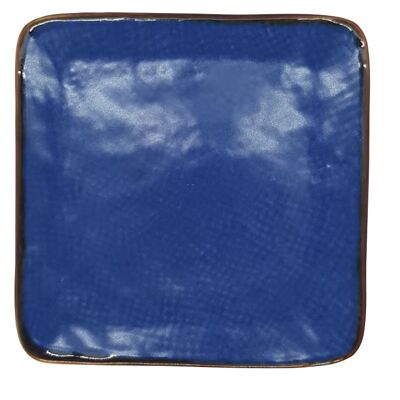 Street food - Tapas Plate Blue - 11.5cm * 11.5cm -