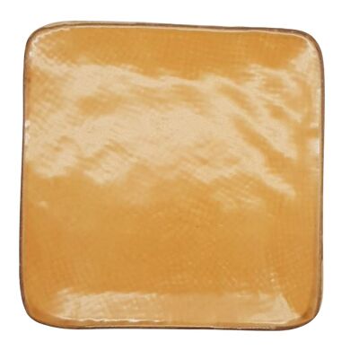 Street food - Tapas Plate Yellow - 11.5cm * 11.5cm -