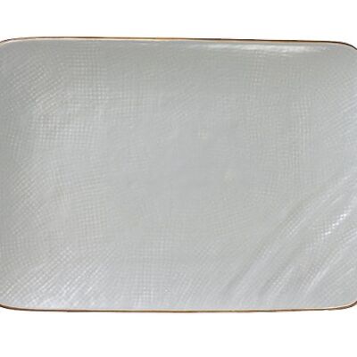 Rectangular Plate Gray - 28cm * 19.5cm