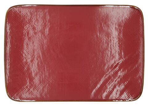 Rectangular Plate Red - 28cm * 19.5cm