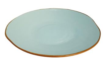 Assiette plate Turquoise Ø 28cm 3