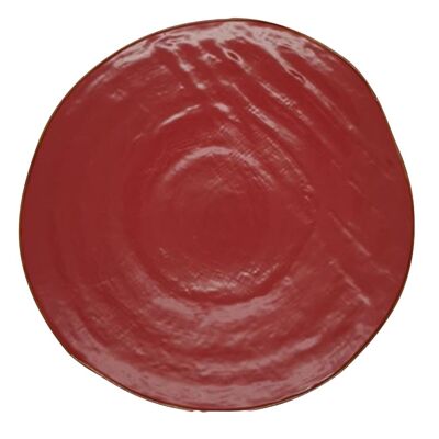 Assiette plate Rouge Ø 28cm