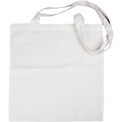 Sac Tote bag à personnaliser - 38 x 42 cm - Blanc