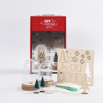 Kit cloches de Noël décoratives - 10 cm et 12,5 cm - 2 pcs