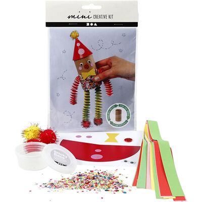 Mini kit créatif pour enfant spécial recyclage - Clown