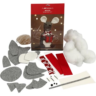 Maxi Kit créatif de Noël - Souris de Noël - 1 pce