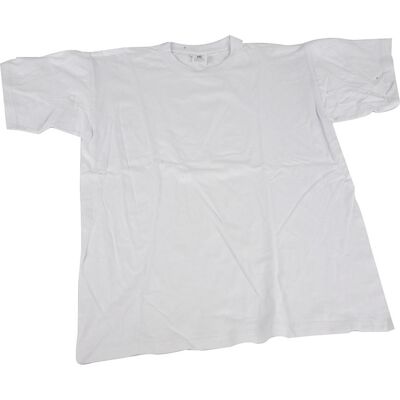 T-shirt à manches courtes - Blanc - 7-8 ans - 1 pce