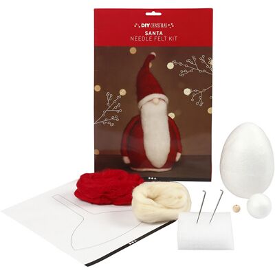 Maxi Kit créatif de Noël - Père Noël à feutrer - 1 pce