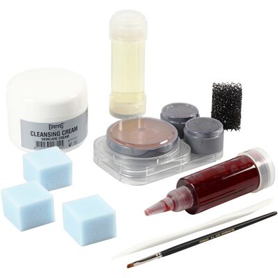 Kit maquillage Blessures - 12 pcs