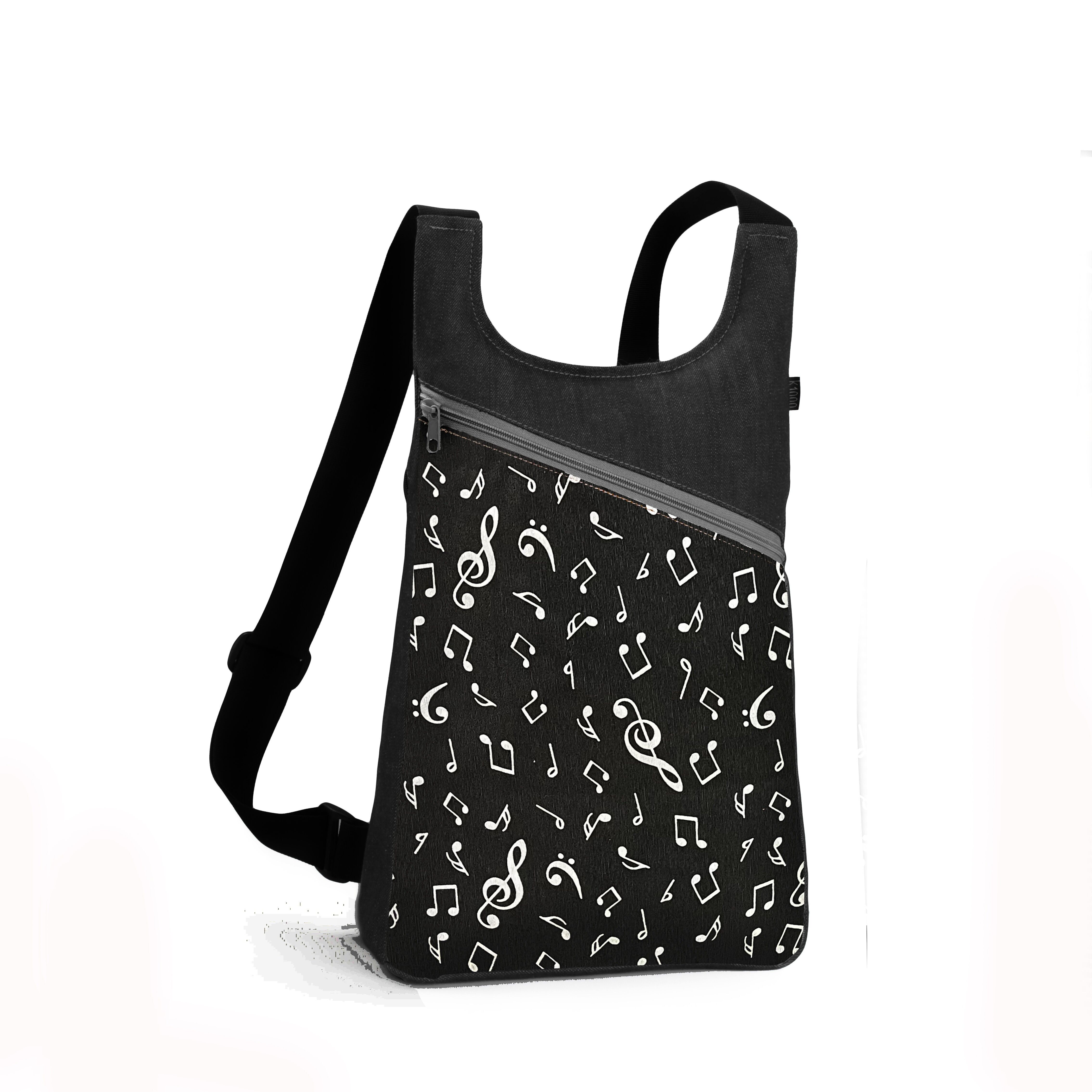 MOCHILA minimalista MODELO CDN MUSIKAL -HANDMADe-