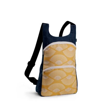 MOCHILA minimal MODELO CD3c ABANICOS -HANDMADe-