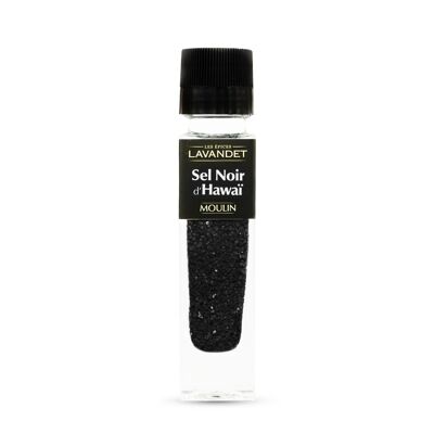 Black Hawaiian salt grinder