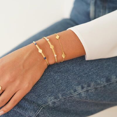 Harlequin sodalite bangle