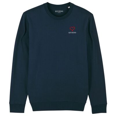 Te Quiero Sweater - French Navy