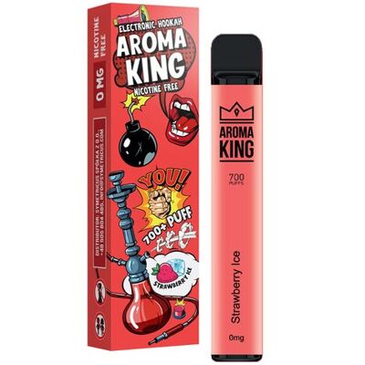 AK E-Shisha - Strawberry Ice - ohne Nikotin - ca. 700 Züge