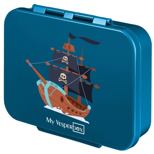 My Vesperbox - Bia in vielen Motiven verfügbar - Petrol - Auslaufsicher - Piratenschiff