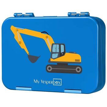 My Vesperbox - "Len" - bleu - disponible en plusieurs modèles - excavatrice 1