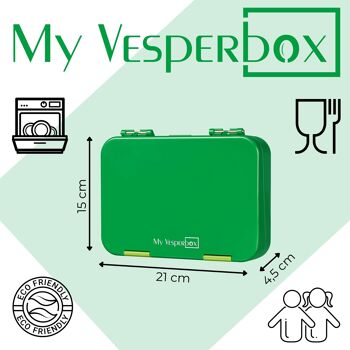 My Vesperbox - "Len" - vert - disponible en plusieurs designs - monkey gang 2