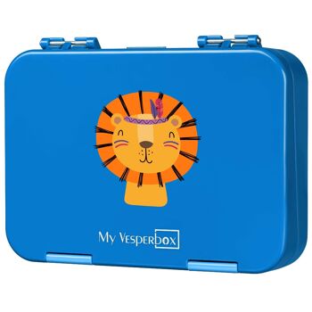 My Vesperbox - "Len" - Lion Amérindien - Bleu 1