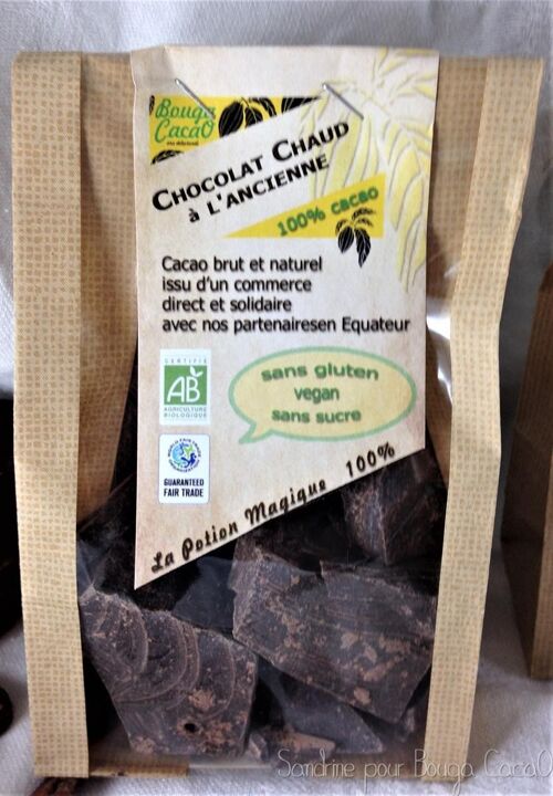 Sachet chocolat chaud 100% 150g