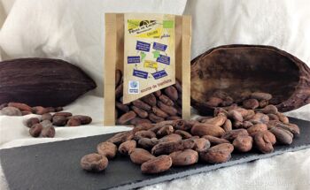 Sachet fèves de cacao crues 100g 2