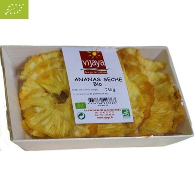 DRIED FRUITS / Dried Pineapple - Slices - CAMEROON - 250 g - Organic* (*Certified Organic by FR-BIO-10)