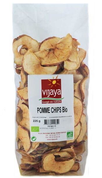 FRUITS SECS / Pomme Chips - ITALIE - 225g - Bio* (*Certifié Bio par FR-BIO-10)