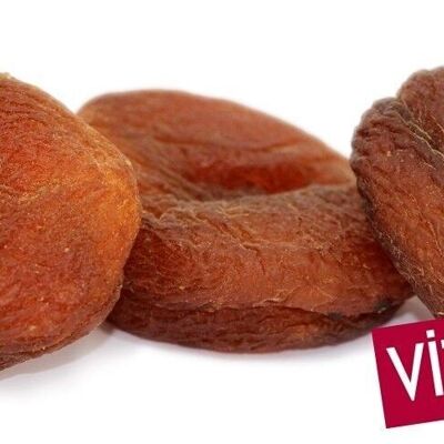 DRIED FRUITS / Brown Apricot - Whole - Size 1 - TURKEY - 5 kg - Organic* & Fair Trade (*Certified Organic by FR-BIO-10)