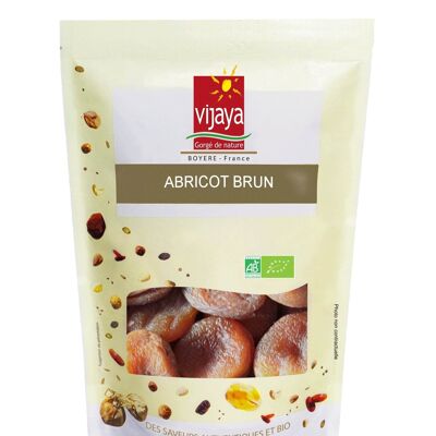 DRIED FRUITS / Brown Apricot - Whole - Size 1 - TURKEY - 1 kg - Organic* & Fair Trade (*Certified Organic by FR-BIO-10)