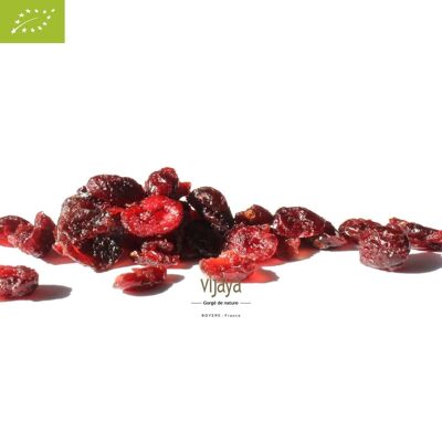 FRUITS SECS / Cranberry(Canneberge) Moitié Séchée-Jus de Pomme-CANADA-11,34Kg-Bio* (*Certifié Bio par FR-BIO-10)