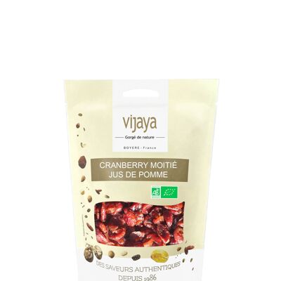 DRIED FRUITS / Cranberry (Cranberry)-Half-Dried with Apple Juice-CANADA-250g-Organic* (*Certified Organic by FR-BIO-10)