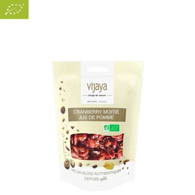 FRUTTA SECCA / Mirtillo rosso (mirtillo rosso)-Semi-secco con succo di mela-CANADA-250g-Biologico* (*biologico certificato da FR-BIO-10)