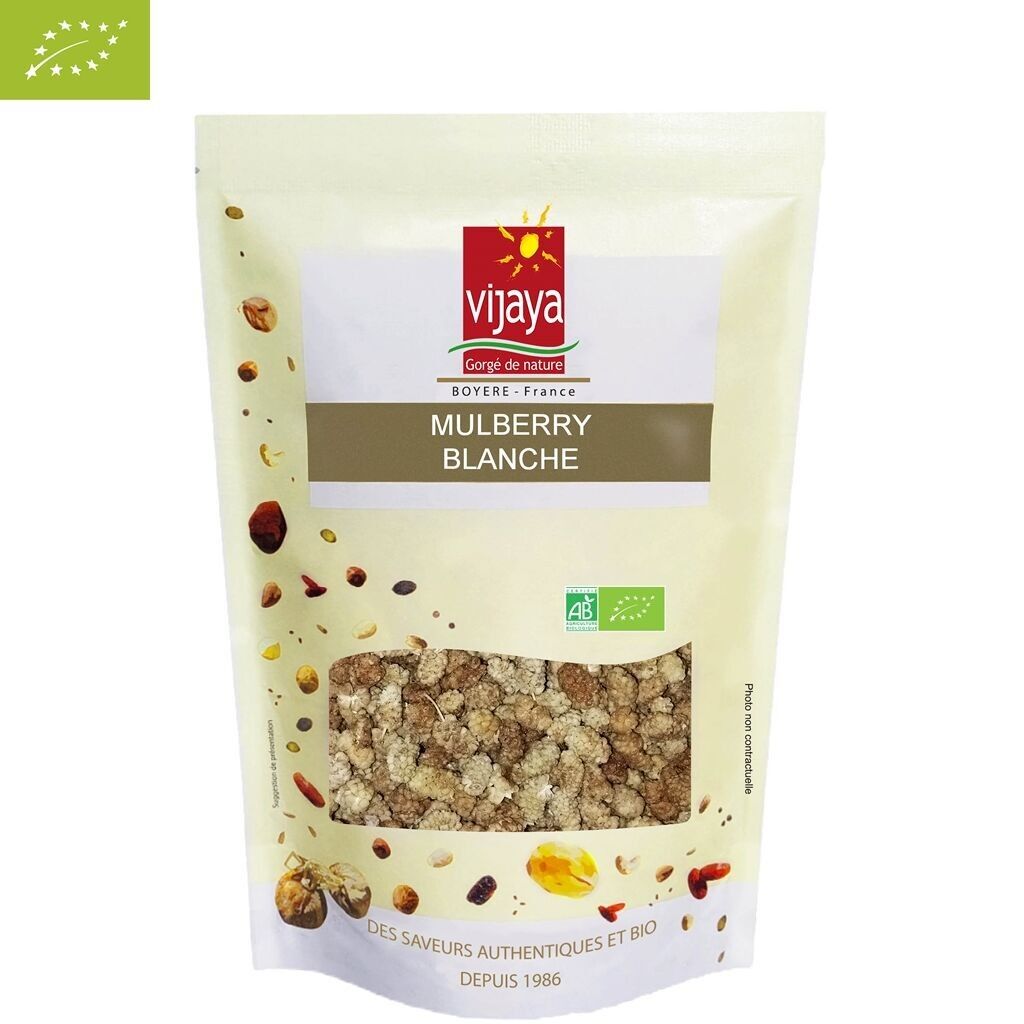 FRUITS SECS / Mûre - Mulberry Blanche Séchée - TURQUIE - 1 Kg - Bio*
