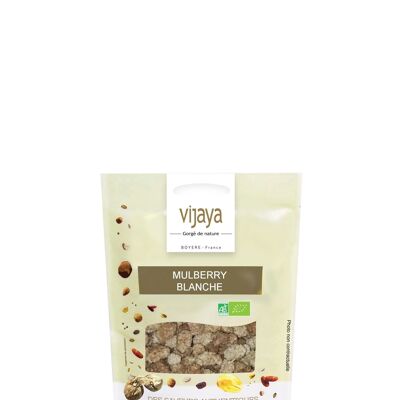 DRIED FRUITS / Blackberry - Dried White Mulberry - TURKEY - 125g - Organic* (*Certified Organic by FR-BIO-10)