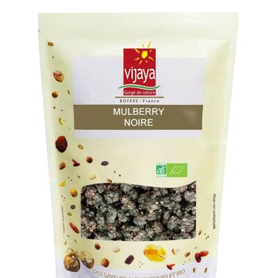 FRUITS SECS / Mûre - Mulberry Noire Séchée - OUZBEKISTAN - 1Kg - Bio* (*Certifié Bio par FR-BIO-10)