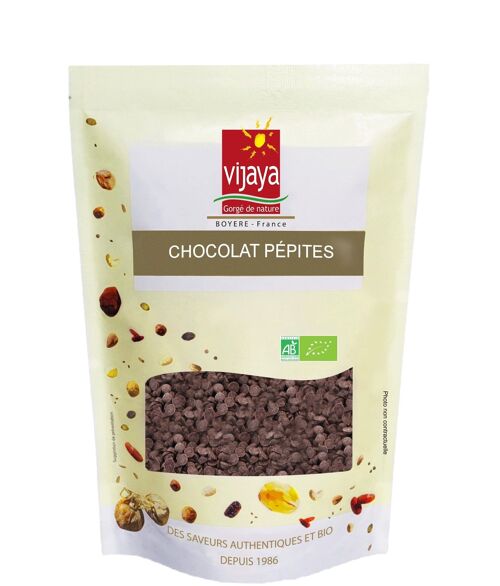 Chocolat Noir Pépites - 60% Cacao - 3 Continents - 1kg - Bio* (*Certifié Bio par FR-BIO-10)