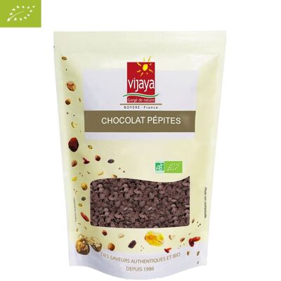 Chips de Chocolate Negro - 60% Cacao - 3 Continentes - 1kg - Orgánico* (*Certificado Orgánico por FR-BIO-10)