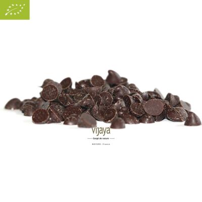 Gocce di Cioccolato Fondente - 60% Cacao - 12000/Kg - 25 Kg - Bio* (*Certificato Biologico da FR-BIO-10)