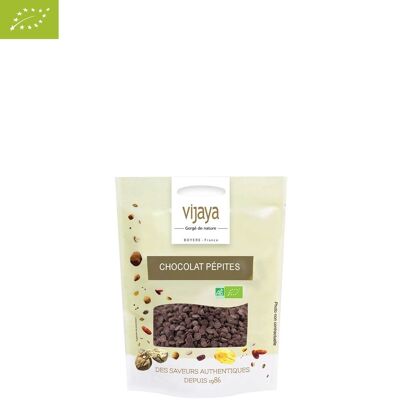 Dark Chocolate Chips - 60% Cocoa - 3 Continents - 100 g - Organic* (*Certified Organic by FR-BIO-10)
