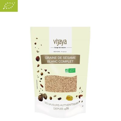 Semilla de Sésamo Blanco Entera - UGANDA - 500 g - Orgánica* (*Certificada Orgánica por FR-BIO-10)