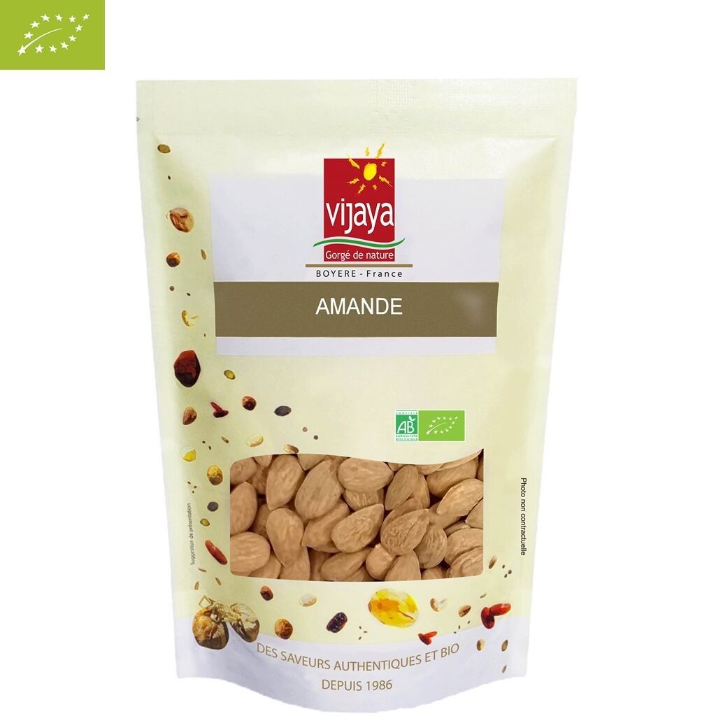 TROCKENFRÜCHTE / Geschälte Mandeln - VIJAYA SELECTION - SIZILIEN - 1 kg - Bio*