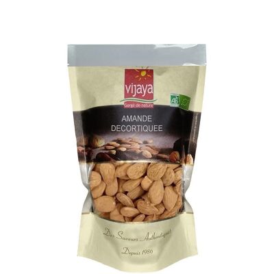 DRIED FRUITS / Shelled Almond - VIJAYA SELECTION - SICILY - 500 g - Organic* (*Certified Organic by FR-BIO-10)