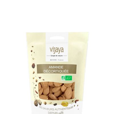 DRIED FRUITS / Shelled Almond - VIJAYA SELECTION - SICILY - 250 g - Organic* (*Certified Organic by FR-BIO-10)