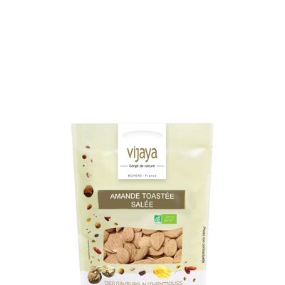DRIED FRUITS / Toasted and Salted Shelled Almond - SICILY - 125g - Organic* (*Certified Organic by FR-BIO-10)